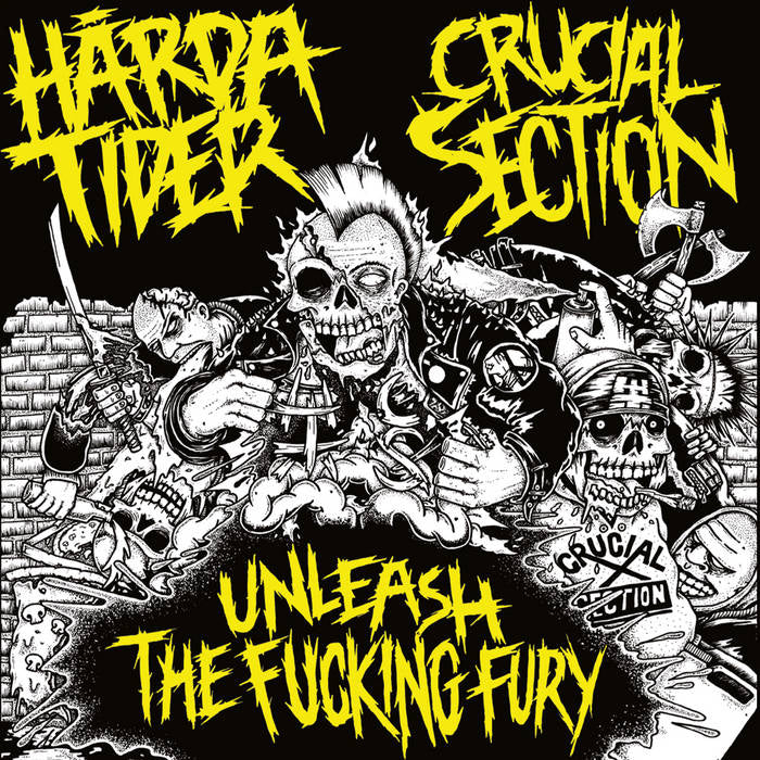 Split 7” Härda tider / Crucial Section